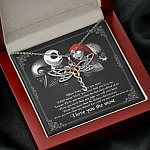 When I Say I Love You More I Love You The Most Jack Sally Dragonfly Necklace