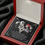 When I Say I Love You More I Love You The Most Jack Sally Double Hearts Necklace