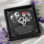 When I Say I Love You More I Love You The Most Jack Sally Double Hearts Necklace