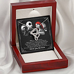 When I Say I Love You More I Love You The Most Jack Sally Double Hearts Necklace