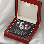 When I Say I Love You More I Love You The Most Jack Sally Double Hearts Necklace