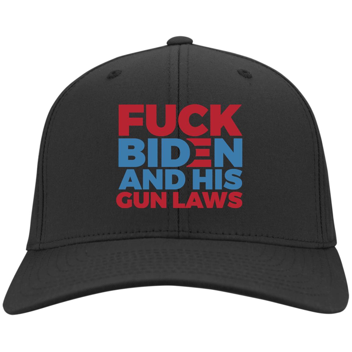 Fck Biden and His Gun Laws, Black, Twill Cap Fck Biden and His Gun Laws, Black, Twill Cap