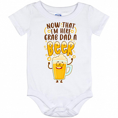Now That I'm Onesie, White, Baby Onesie - 12 Month