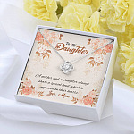 Mom to My Daughter a Mother and A Daughter Always Share a Special Bond Love Knot Pendant Necklace Mom to My Daughter a Mother and A Daughter Always Share a Special Bond Love Knot Pendant Necklace