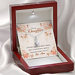 Mom to My Daughter a Mother and A Daughter Always Share a Special Bond Alluring Beauty Necklace