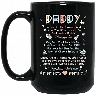 15 oz. Black Mug