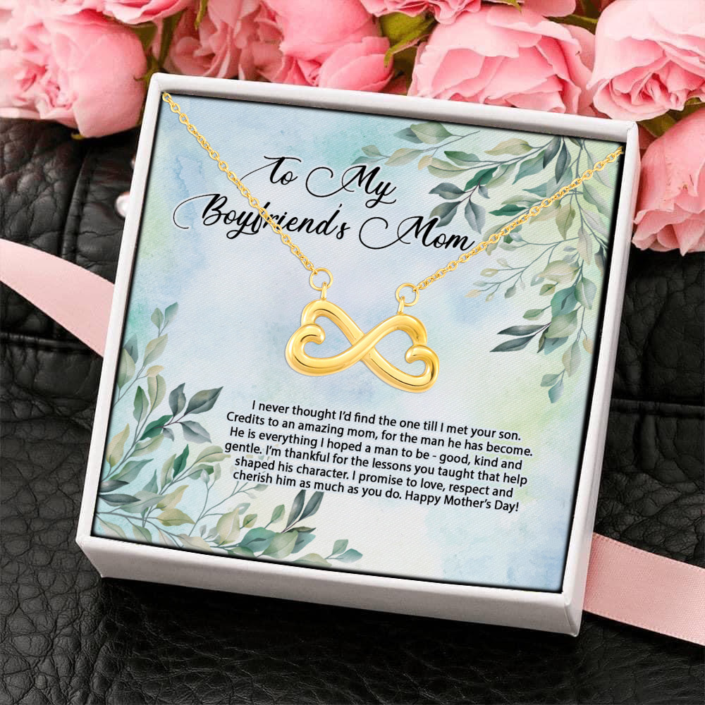 3LV. I Never Thought(4) Infinity Heart Necklace (Gold) 4