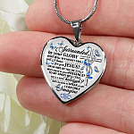 Surrounded By Your Glory What Will My Heart Feel Will I Dance For You Jesus Butterfly Heart Pendant Necklace - Bangle