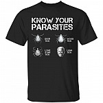 1N.Know YOur Parasites, Black, Unisex T-Shirt