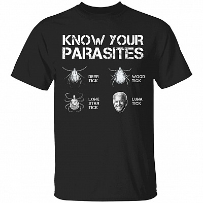 1N.Know YOur Parasites, Black, Unisex T-Shirt