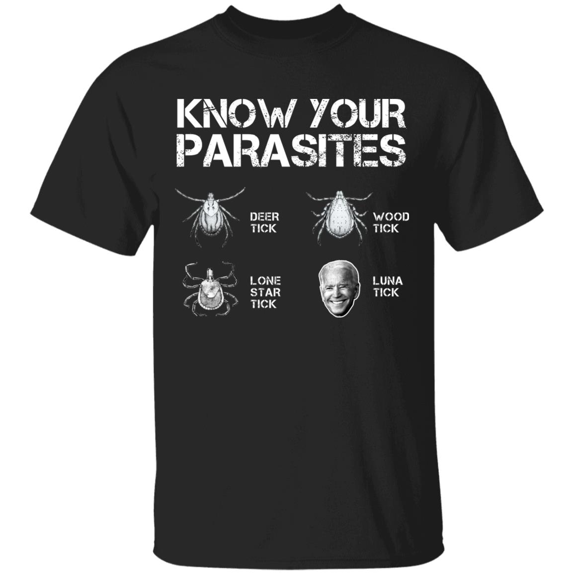 1N.Know YOur Parasites, Black, Unisex T-Shirt