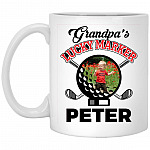 Personalized Photo Grandpa's, White, 11 oz. White Mug Personalized Photo Grandpa's, White, 11 oz. White Mug