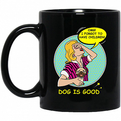 11 oz. Black Mug