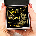 Graduation And Now The Limit Is The Sky I Always Believed In You Congrats Beautiful Scripted Love Pendant Necklace