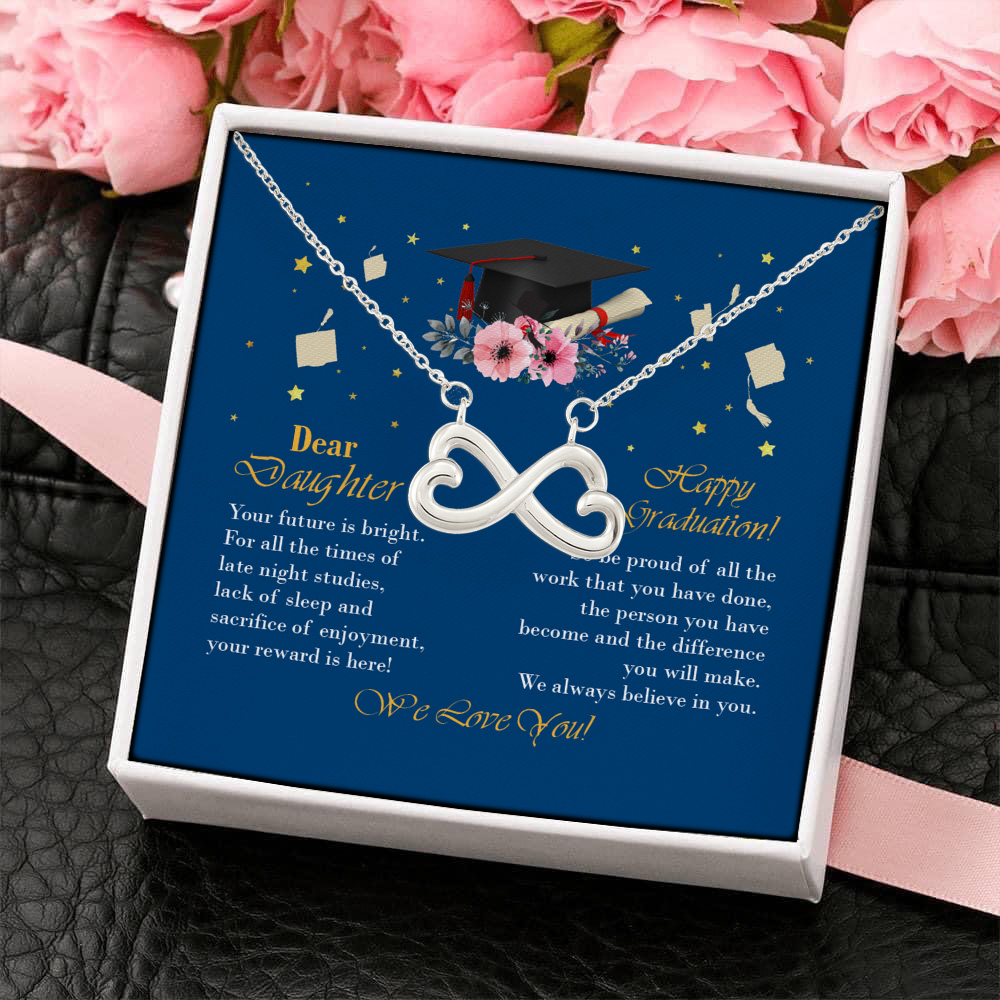 2LV. Your Future is Bright-message card (4) Infinity Heart Necklace (Silver) 4