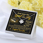 Graduation And Now The Limit Is The Sky I Always Believed In You Congrats Beautiful Love Knot Pendant Necklace