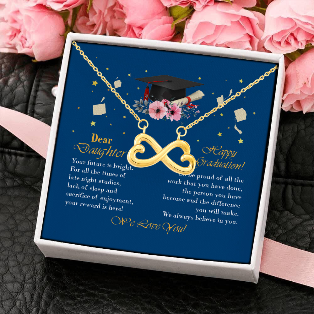 2LV. Your Future is Bright-message card (4) Infinity Heart Necklace (Gold) 4