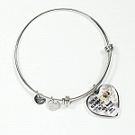 Personalized Photo Butterfly Your Wings Were Ready but My Heart Was Not Heart Pendant Necklace