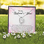 To My Boyfriend's Mom I Never Thought I'd Find The One Till I Met Your Son Forever Love Pendant Necklace
