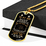 Viking Dad To My Son Wherever Your Journey In Life May Take You Dad And Son Dog Tag Pendant Necklace Viking Dad To My Son Wherever Your Journey In Life May Take You Dad And Son Dog Tag Pendant Necklace