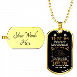 Viking Dad To My Son Wherever Your Journey In Life May Take You Dad And Son Dog Tag Pendant Necklace Viking Dad To My Son Wherever Your Journey In Life May Take You Dad And Son Dog Tag Pendant Necklace