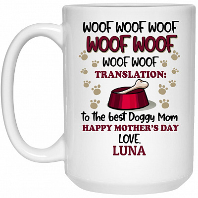 15 oz. White Mug