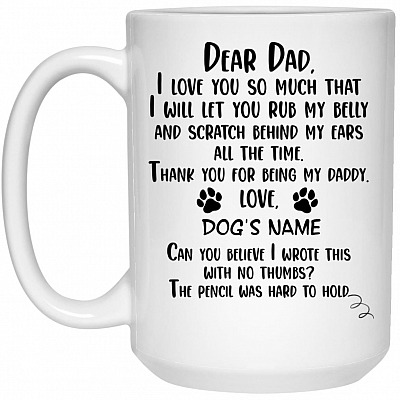 15 oz. White Mug