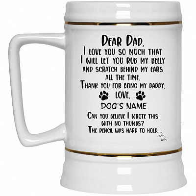 22 oz. Beer Stein
