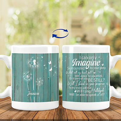 15 oz. White Mug