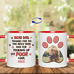 sample design 11OZ Accent Mug-Red