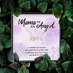Mama Of An Angel I Carried You Every Second Of Your Life Love You For Every Second Of Mine Scripted Love Pendant Necklace