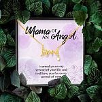 Mama Of An Angel I Carried You Every Second Of Your Life Love You For Every Second Of Mine Scripted Love Pendant Necklace