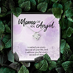 Mama Of An Angel I Carried You Every Second Of Your Life Love You For Every Second Of Mine Love Knot Pendant Necklace Mama Of An Angel I Carried You Every Second Of Your Life Love You For Every Second Of Mine Love Knot Pendant Necklace