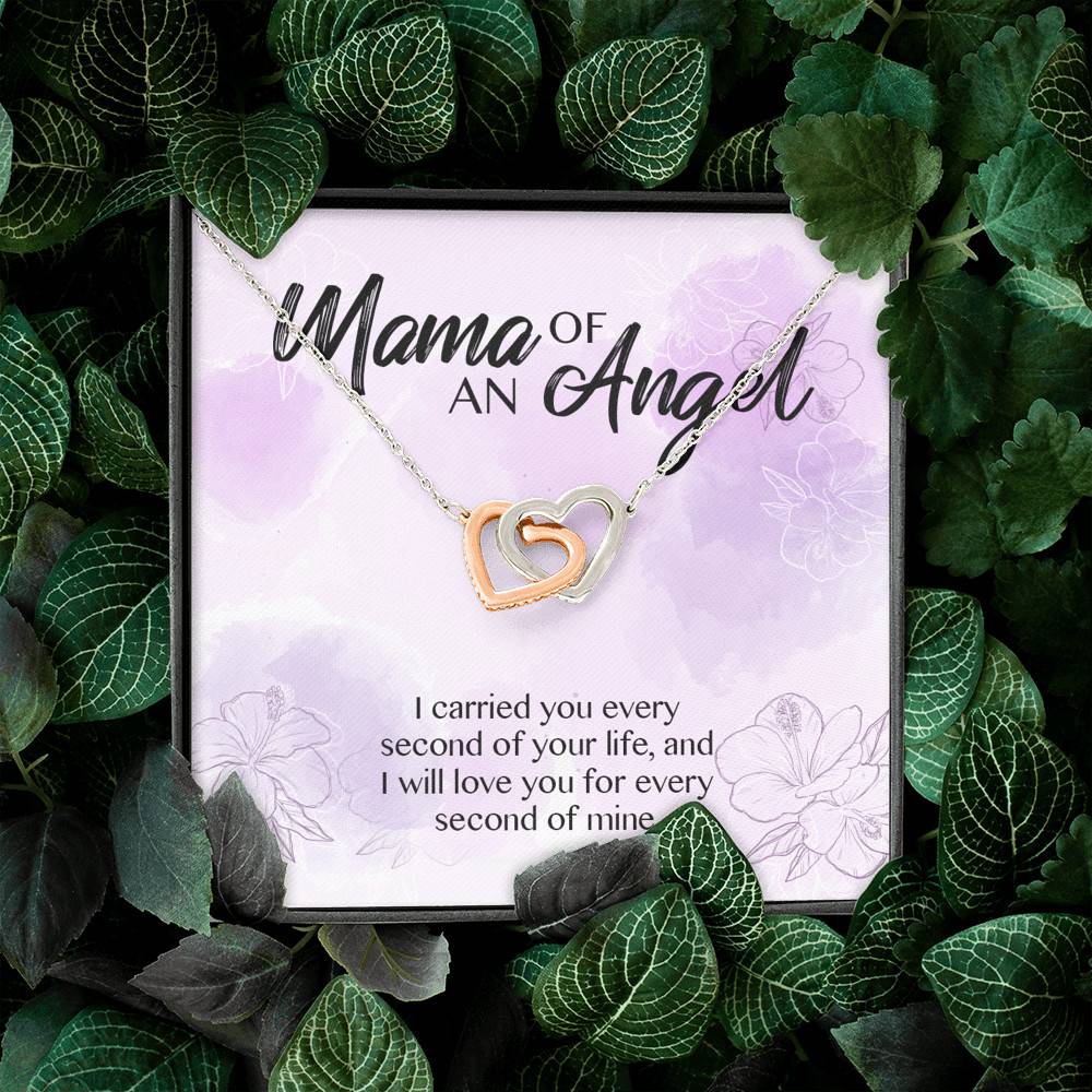 Mama Of An Angel I Carried You Every Second Of Your Life Love You Every Second Of Mine Interlocking Hearts Pendant Necklace Mama Of An Angel I Carried You Every Second Of Your Life Love You Every Second Of Mine Interlocking Hearts Pendant Necklace