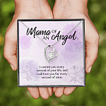 Mama Of An Angel I Carried You Every Second Of Your Life Love You For Every Second Of Mine Forever Love Pendant Necklace