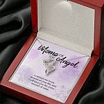 Mama Of An Angel I Carried You Every Second Of Your Life Love You For Every Second Of Mine Double Hearts Pendant Necklace