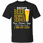 Personalized Photo Beer Shirt, Black, Unisex T-Shirt