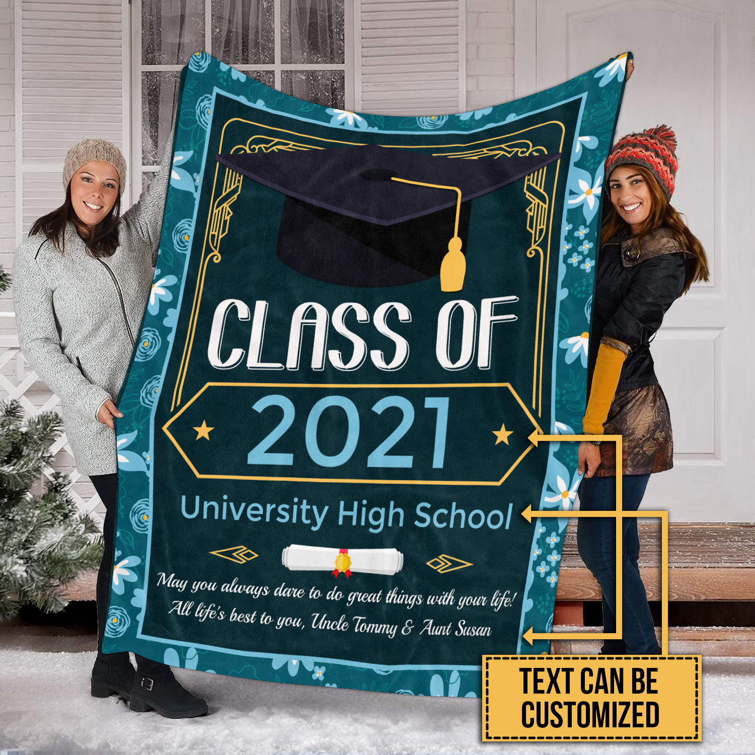 1. Graduation Class of Year Blanket mk1 1. Graduation Class of Year Blanket mk1