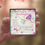 To My Granddaughter Someday When The Pages Of My Life End Love Knot Necklace To My Granddaughter Someday When The Pages Of My Life End Love Knot Necklace