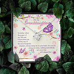 To My Granddaughter Someday When The Pages Of My Life End Love Knot Necklace To My Granddaughter Someday When The Pages Of My Life End Love Knot Necklace