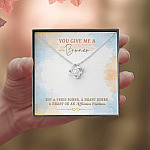 You Give Me A Boner Not A Penis Boner A Heart Boner A Heart On Funny Girlfriend Love Knot Necklace