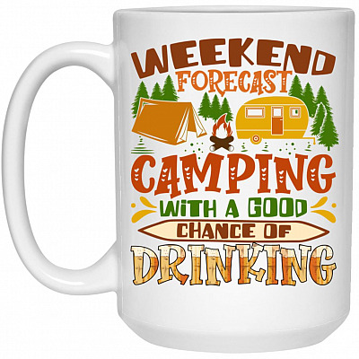 15 oz. White Mug