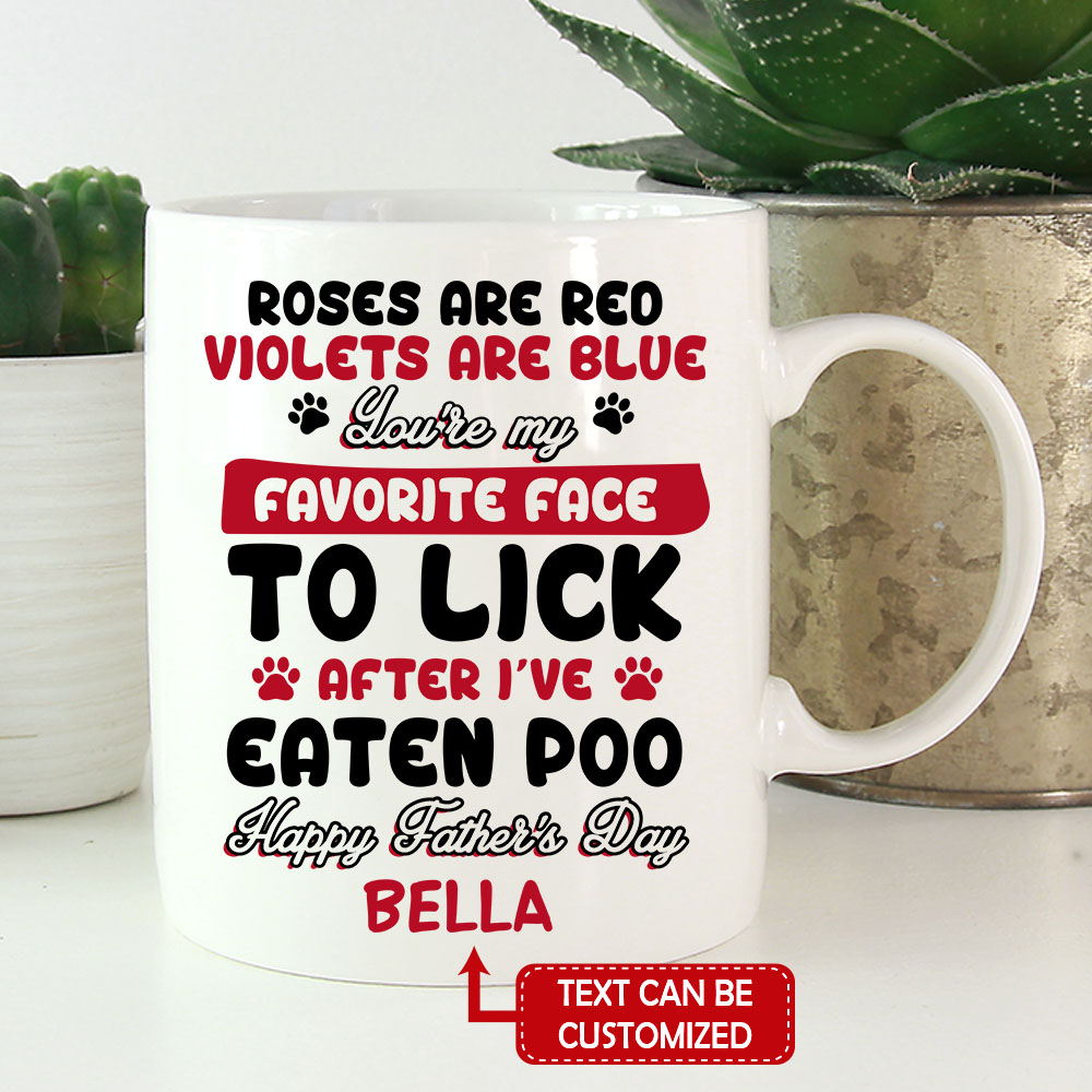 9VT. Roses Are Red Father's Day mug mk2