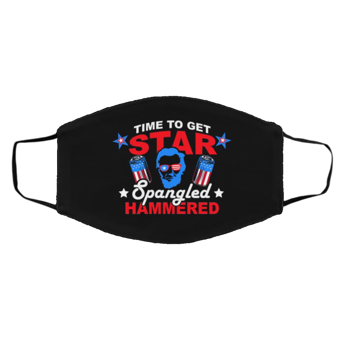 Abraham Lincoln Time Mask Cover, Black, Cloth Face Cover – Medium/Large Abraham Lincoln Time Mask Cover, Black, Cloth Face Cover – Medium/Large