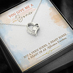 You Give Me A Boner Not A Penis Boner A Heart Boner A Heart On Funny Girlfriend Forever Love Heart Pendant Necklace