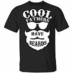 Cool Fathers Have Beards, Black, Unisex T-Shirt