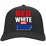 red hat, Black, Twill Cap