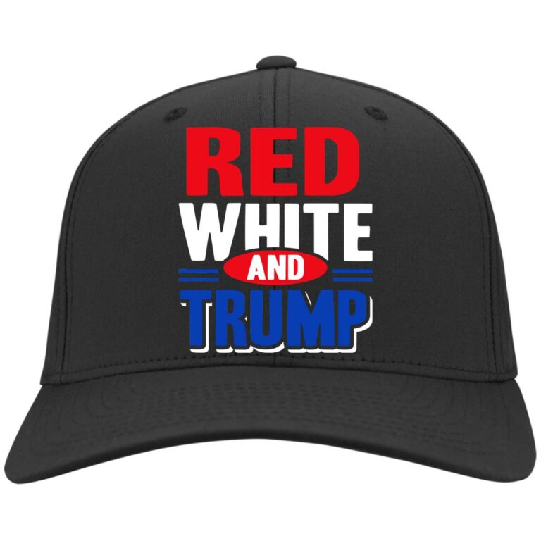 red hat, Black, Twill Cap