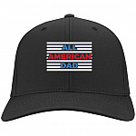 american dad hat, Black, Twill Cap american dad hat, Black, Twill Cap