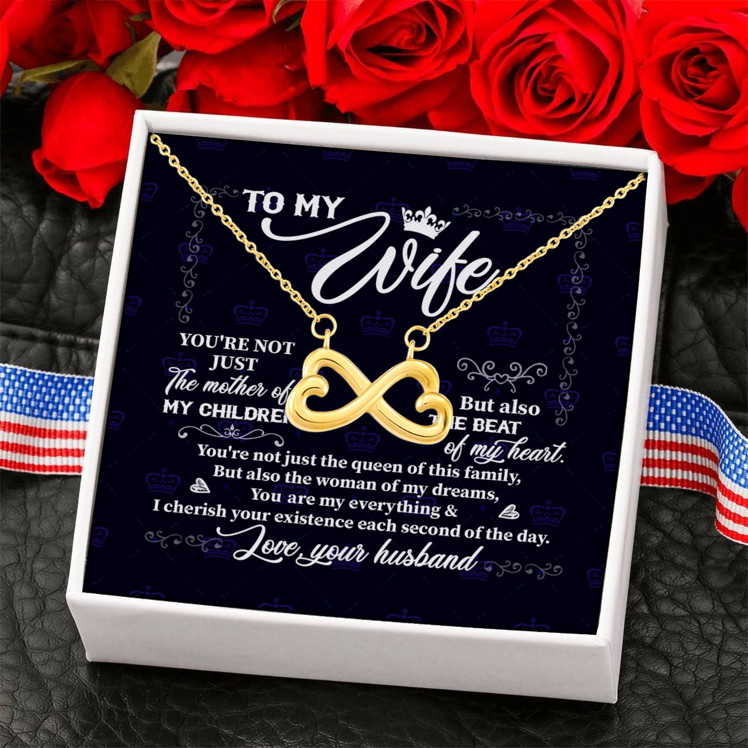 3NH. You're Not Just (6) Infinity Heart Necklace (Gold) 6